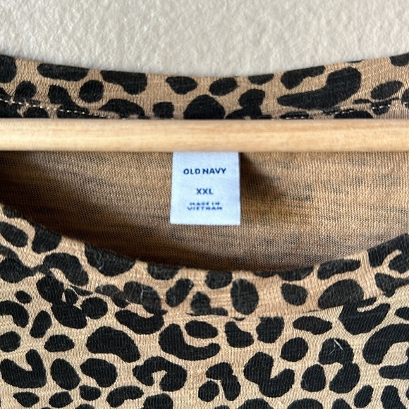 OLD NAVY Short Sleeve Animal Print Mini Dress - Picture 3 of 8